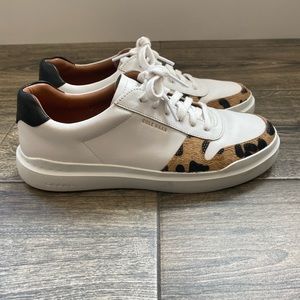 Cole Haan grand series animal print sneakers